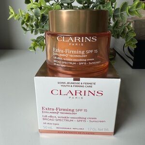 Clarins Extra Firming SPF 15 Moisturizer Wrinkle Smoothing Cream 50mL